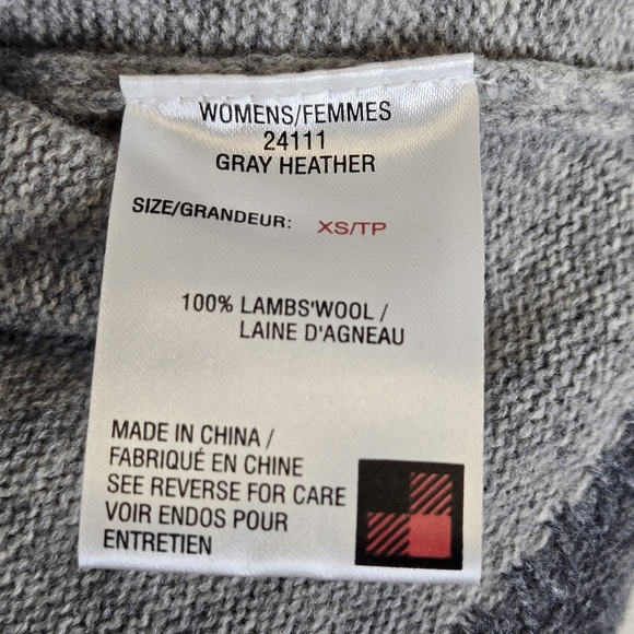 Woolrich Heather Gray Zip-Up Vest 100% Lamb's Wool - Picture 4 of 15